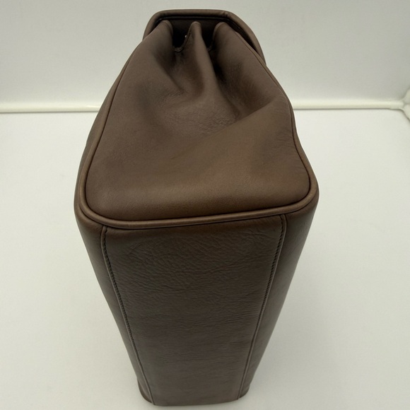 COLOMBO 1937 MILANO • Grey w/ Black Exotic Genuine LIZARD 30 Bag • Made in ITALY - Picture 10 of 13